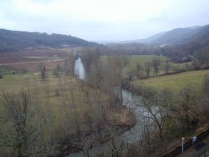 MONT SANV vue vallée après crue 10.02.03 - V. Lavergne